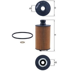 Achetez des Filtre à huile KNECHT OX 1141D à prix pour 18,31 €