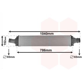 Acquista Intercooler da VAN WEZEL 03014708 a buon mercato per soli 174,41 €