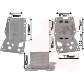 Achetez des Radiateur d'huile VAN WEZEL 06013715 à prix pour 65,40 €