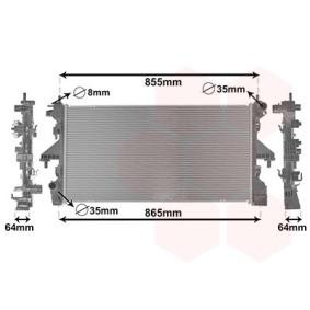 Achetez des Radiateur du moteur VAN WEZEL 09012711 à prix pour 156,80 €