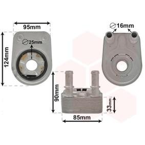 Achetez des Radiateur d'huile VAN WEZEL 17003460 à prix pour 83,69 €