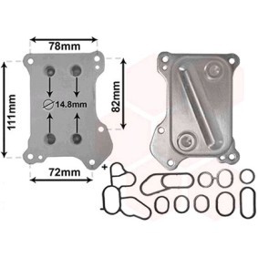 Achetez des Radiateur d'huile VAN WEZEL 37003686 à prix pour 149,13 €