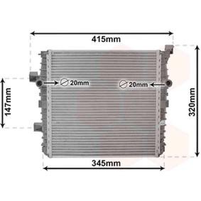 Achetez des Radiateur du moteur VAN WEZEL 58012718 à prix pour 189,16 €