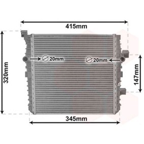 Achetez des Radiateur du moteur VAN WEZEL 58012719 à prix pour 141,43 €
