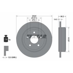 Comprar Disco de freno de TEXTAR 92177400 a bajo precio de 113,01 €