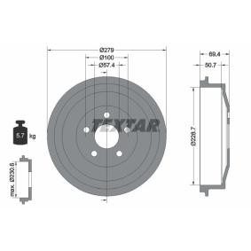 Comprar Tambor de freno de TEXTAR 94044800 a bajo precio de 73,73 €
