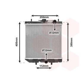 Achetez des Radiateur du moteur VAN WEZEL 11002035 à prix pour 98,73 €