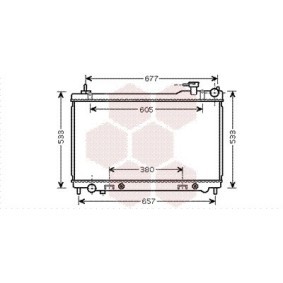 Achetez des Radiateur du moteur VAN WEZEL 13002304 à prix pour 168,82 €