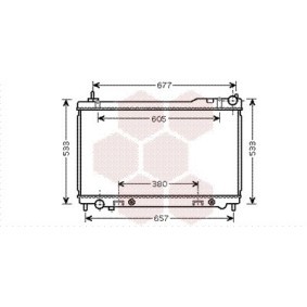Achetez des Radiateur du moteur VAN WEZEL 13002305 à prix pour 232,22 €