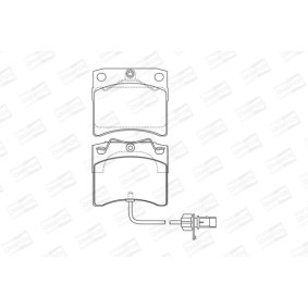 Achetez des Plaquettes de frein CHAMPION 573069CH à prix pour 141,77 €