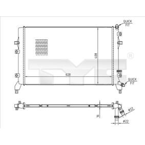 Acquista Radiatore motore da TYC 737-0066 a buon mercato per soli 92,06 €