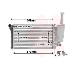 Achetez des Radiateur de chez VAN WEZEL en ligne pour Panda II 5 portes (169) à prix modérés