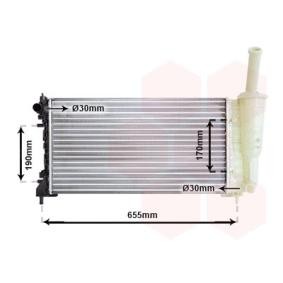 Achetez des Radiateur du moteur VAN WEZEL 17002297 à prix pour 132,29 €