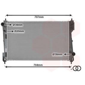 Achetez des Radiateur du moteur VAN WEZEL 17002311 à prix pour 165,38 €
