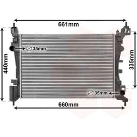 Achetez des Radiateur du moteur VAN WEZEL 17002318 à prix pour 77,24 €