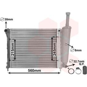 Achetez des Radiateur de chez VAN WEZEL en ligne pour Panda III 3/5 portes (312, 319) à prix modérés