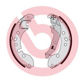 Bremsbackensatz S 68 548 SMART von BREMBO