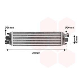 Köp Intercooler av VAN WEZEL 17004337 till det låga priset 1144,46 kr