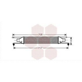 Achetez des Intercooler VAN WEZEL 17004354 à prix pour 141,91 €