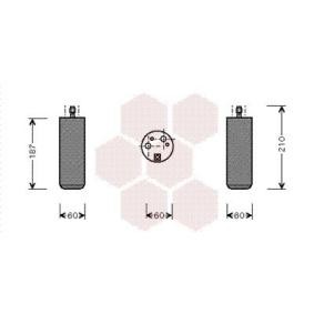 Achetez des Filtre déshydratant, climatisation VAN WEZEL 1700D073 à prix pour 59,51 €