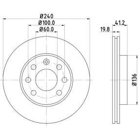 Bremsscheibe von MINTEX