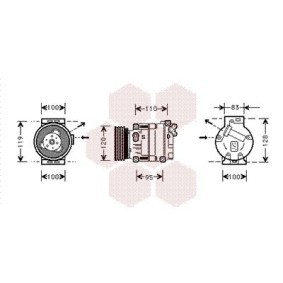 Acquista Compressore aria condizionata da VAN WEZEL 1700K033 a buon mercato per soli 740,89 €