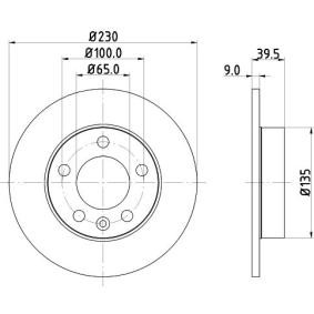 Köp Bromsskiva av MINTEX MDC980C till det låga priset 299,31 kr