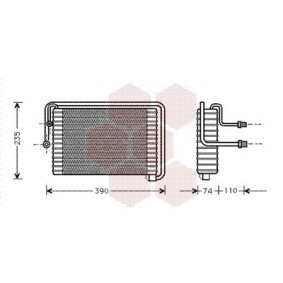Verdampfer, Klimaanlage 1700V021