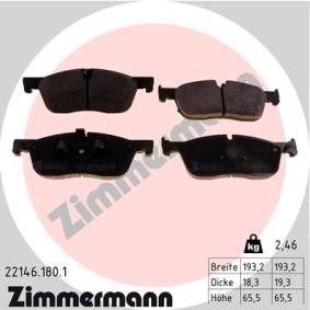 Köp Bromsbelägg av ZIMMERMANN 22146.180.1 till det låga priset 1011,86 kr