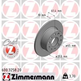 Comprar Disco de freno de ZIMMERMANN 600.3258.20 a bajo precio de 46,38 €