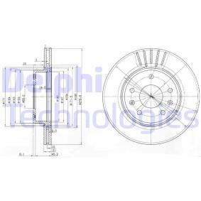 LAND ROVER Bremsscheibe von DELPHI