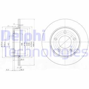 Compre Disco de travão da DELPHI BG4025C a um preço baixo por 25,68 €
