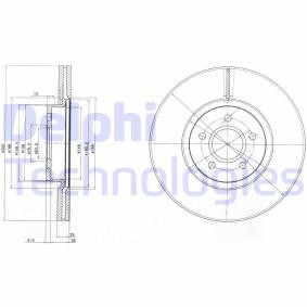 Compre Disco de travão da DELPHI BG4056C a um preço baixo por 48,90 €