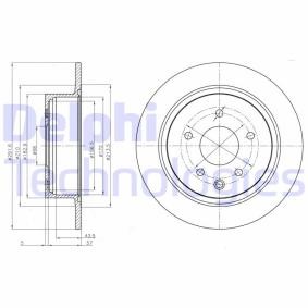 Acquista Disco freno da DELPHI BG4108C a buon mercato per soli 32,64 €
