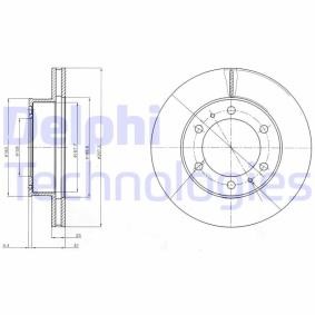 Bremsscheibe BG4211C für TOYOTA