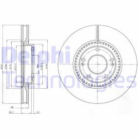 Compre Disco de travão da DELPHI BG4251C a um preço baixo por 49,22 €
