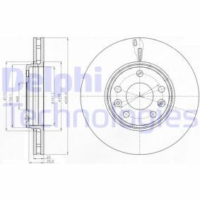 Bremsscheibe BG4264C von DELPHI günstig für 42,08 € online kaufen