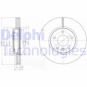 Comprar Disco de freno de DELPHI BG4278C a bajo precio de 55,33 €