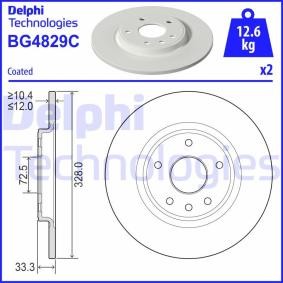 Köp Bromsskiva av DELPHI BG4829C till det låga priset 595,31 kr