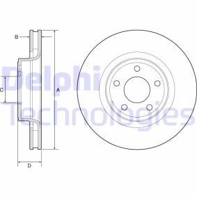 Acquista Disco freno da DELPHI BG4831C a buon mercato per soli 147,50 €