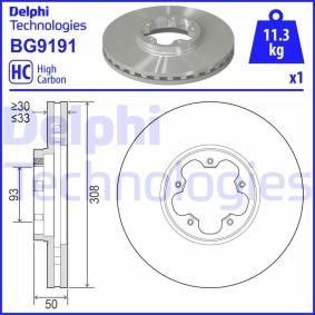 Bremsscheibe BG9191 für FORD