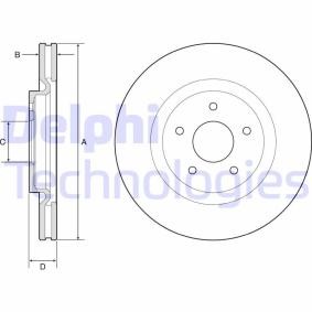 Comprar Disco de freno de DELPHI BG9195C a bajo precio de 66,30 €