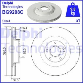 Bremsscheibe BG9208C