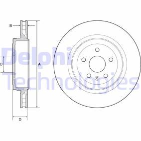 Bremsscheibe von DELPHI BG9221C