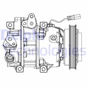 Köp AC-kompressor av DELPHI CS20493 till det låga priset 3555,54 kr