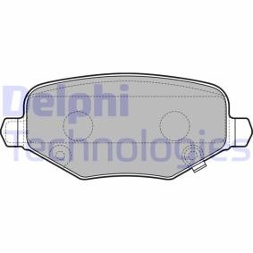 Achetez des Plaquettes de frein DELPHI LP3296 à prix pour 26,73 €