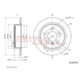 Bremsscheibe 6110774 für Cabrio (F57) für 24,68 CHF
