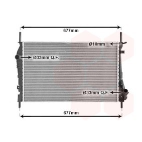 Acquista Radiatore motore da VAN WEZEL 18002337 a buon mercato per soli 143,10 €