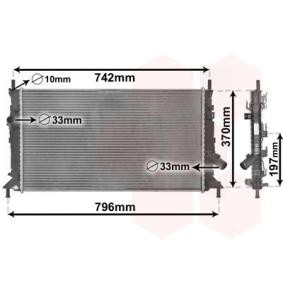 Acquista Radiatore motore da VAN WEZEL 18002369 a buon mercato per soli 111,30 €
