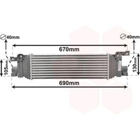 Köp Intercooler av VAN WEZEL 18004401 till det låga priset 1995,68 kr